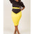 Plus Size Colour Block Fitted Dress
